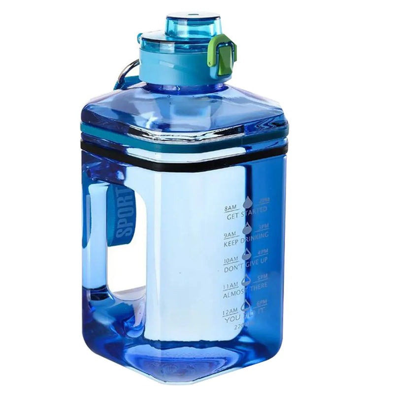 Lorben Squeeze Gallon Water Bottle Motivational Phrases 2,2 Liters GT6197